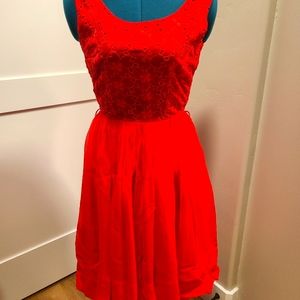 RED Christmas dress
